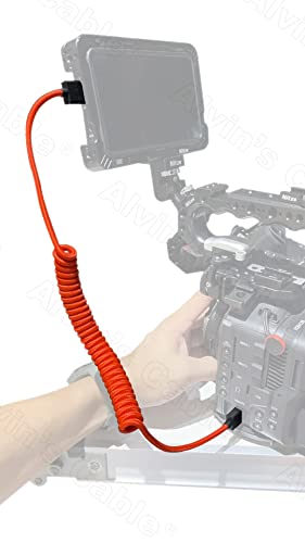Alvin’s Cables 8K 2.1 Full HDMI Braided Coiled-Cable for Atomos Ninja-V 4K-60P Record from Z-CAM for Canon-C70 - Image 4