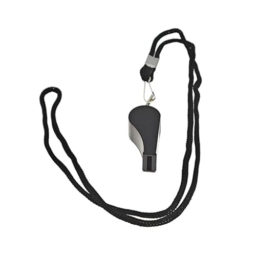 Silbato de árbitro negro para deportes miniatura 1