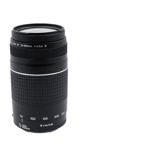 ݊܂Canon 100D 200D 750D 760D 77D 1200D 1300D 1500D EF 75-300mm F4-5.6 III ]Y[YifW^჌tJpjɑΉ(No package)