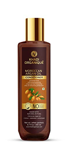 Image of Khadi Organique Moroccan Argan Premium Kit Shampoo, Conditioner And Oil For Healthy Hair
