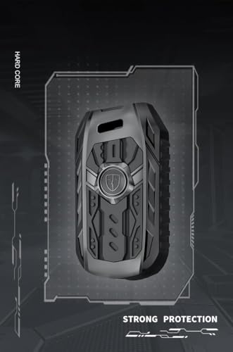 Image of Metal Series keycover for Mahindra Thar | Xuv700 | 3X0 | xuv300 | Scorpio - 3 button flipkey