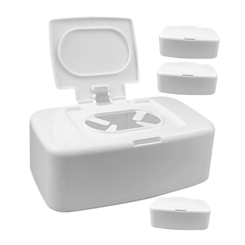 Distributeur lingettes anti-poussière boîte à mouchoirs hermétique maison 4x