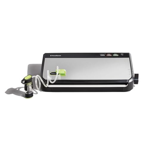 FoodSaver Bonus Vacuum Sealer Machine, Black/Silver