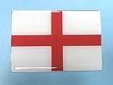 Inglaterra Gelz Pegatina de San Jorge, diseño de bandera de Inglaterra, 64 mm
