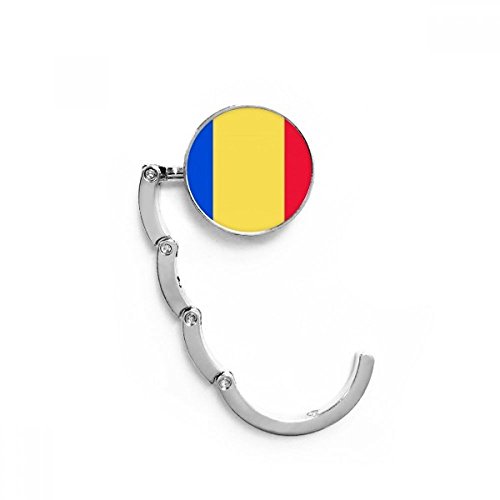 Drapeau National Roumanie idée cadeau originale - Petit crochet de sac de table