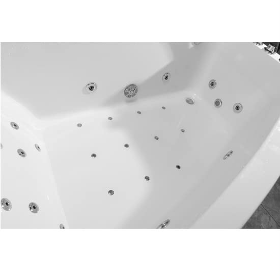 Box doccia idromassaggio 120x90 cm full optional bagno turco bluetooth