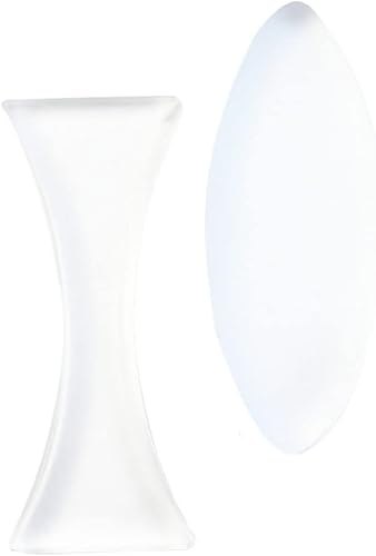 2 unids lente óptica cóncava convexa física básica enseñanza experimentos bordes pulidos ideal uso en el aula