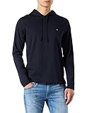 Tommy Hilfiger Herren Lightweight Hoodie Kapuzenpullover, Desert Sky, M