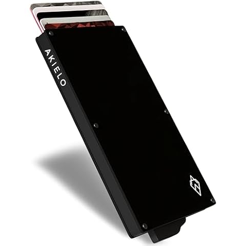 Porte Cartes AKIELO Alpha Noir Cover