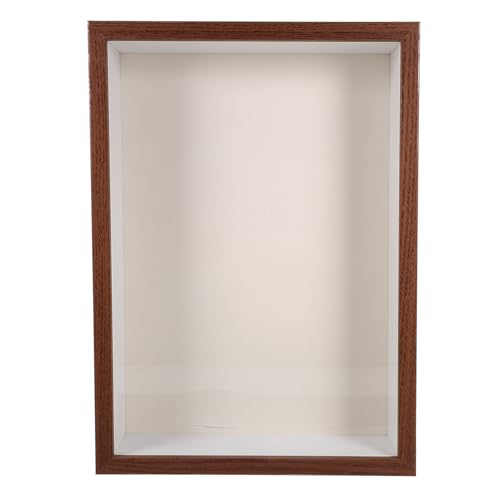 DOITOOL - DOITOOL Holz Bilderrahmen für Trockenblumen A4 5cm Tiefer Pflanzenrahmen mit Transparentem Fenster Dekorativer Ständer für Pflanzen und Fotos Selbstgemacht Heimdekor