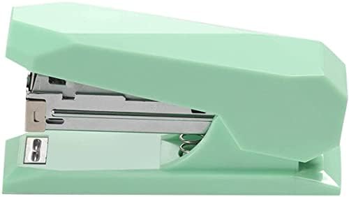 Stapler Solid Color Stapler Labor Saving Stapler Easy Office Stapler Manual Binding Machine Office Supplies Stapler (Color : B-Pink)