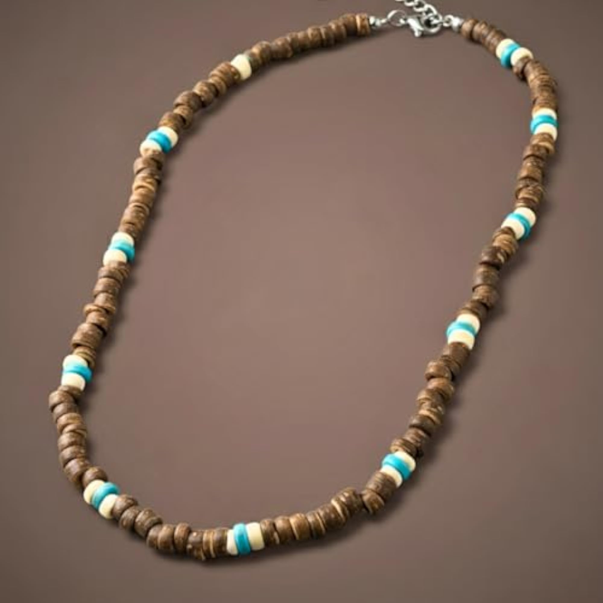 Coastal Soul Beaded Necklace, Adjustable Design