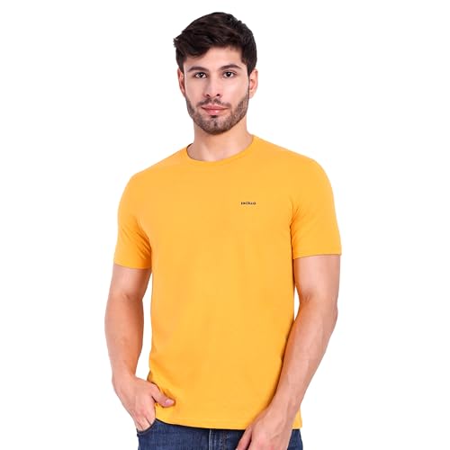 Image of EXCELLO Men's 100% Pure Cotton T-Shirt || Super Soft, Breathable, Premium Material.