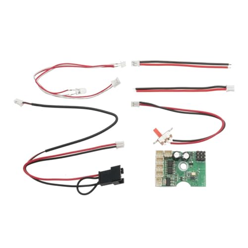 Accessoires de voiture télécommandés chenilles 1/8 1/10 et câble récepteur RC