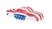 SummitLink Compatible Custom Body Flag Strip Style Replacement for 1/10 Scale RC Car or Truck (Truck not Included) ST-ST-01