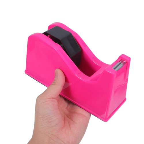 SHOWERORO Desktop Tape Dispenser Modern Tabletop 2pcs for Office and Craft Supplies with Refillable Design and Non-Skid Base, Precise Cutting Performance, Accommodates 1" and 3" Core Rolls - Image 4