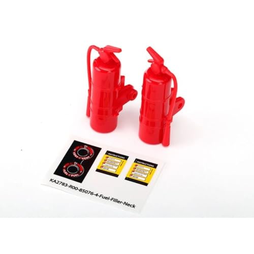 Traxxas 8422 Replica Fire Extinguishers, Red