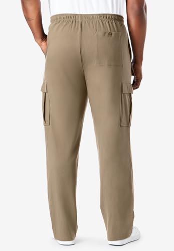 KingSize Men's Big & Tall Lightweight Jersey Cargo Sweatpants2