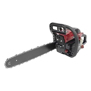 Benzin Kettensäge 58cc, raktische Holzsäge für Einsätze im Garten & Bauarbeiten, 4.5 PS 2400W Motorsäge Sägeblatt 50cm, mit Handschutz Systembremse und Tool Kit, 1 Ketten für Garten, Ast und Holz