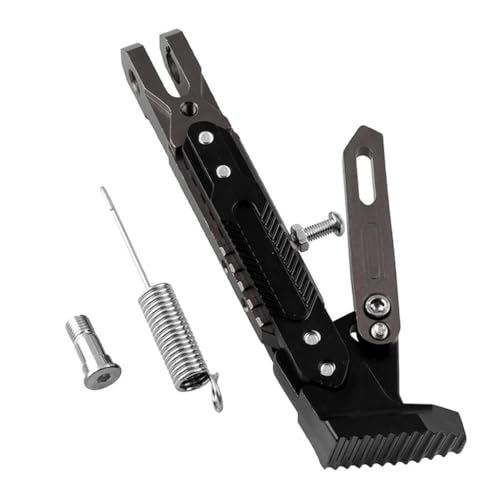 Béquille latérale de moto universelle réglable en aluminium pour scooter et moto modifiée - 4