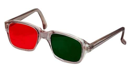 ASF Diplopia Glasses Red/Green In Plastic Frame