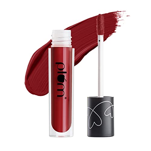 Plum Matte In Heaven Liquid Lipstick Non Drying Smudge Proof 100% Vegan & Cruelty Free (4.50 ml (Pack of 1)) (Red-tini - 139 (Maroon))