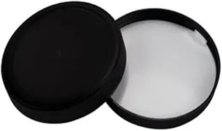 North Mountain Supply 110mm Black Plastic Lids – Fits Wide Mouth Glass Jars – Pack of 4 – BPA-Free, USDA Food Grade – Made in USA