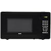 Avanti Microwave Oven 700-Watts Compact with 6 Pre Cooking Settings, Speed Defrost, Electronic Control Panel and Glass Turntable, 0.7-Cu.Ft., Black