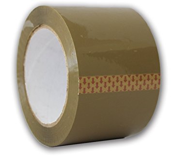 Ruban adhésif d'expédition marron 2.0 mil d'épaisseur extra large 7,6 cm pour emballage