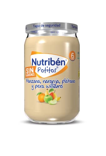 Nutribén Polito De Manzana, Naranja, Plátano Y Pera Williams Sin Gluten, 235g