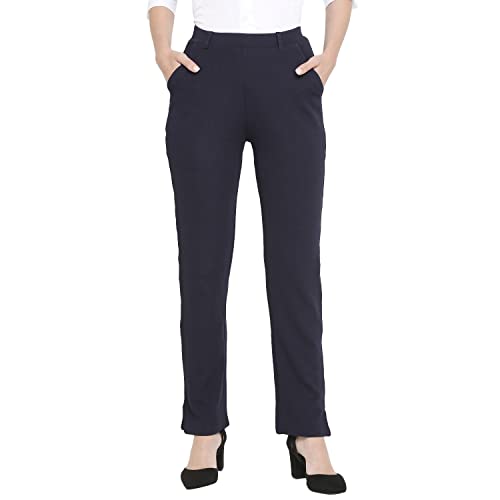 Image of Smarty Pants Women's Cotton Straight Leg Formal Trouser