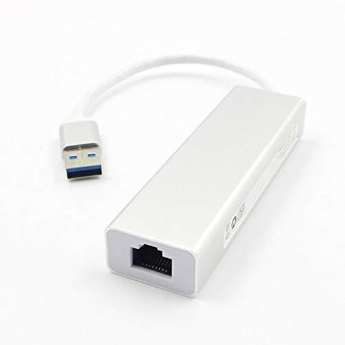 Adaptador USB Ethernet Heaven20117USB, USB 3.0 para RJ45 3 portas Hub 100 Mbps Gigabit Ethernet LAN