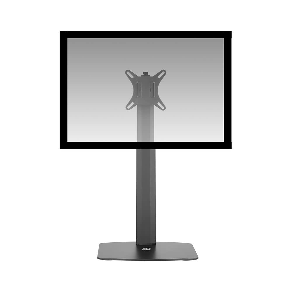 ACT Braccio singolo per monitor con molla a gas fino a 32", VESA 75/100 mm, supporto per monitor, inclinazione girevole a 40°, rotazione di 90° a 360°, peso max. 7 kg – AC8331