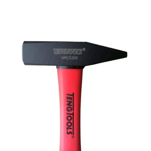 Teng Tools 300 Gram Cross Peen Engineers Hammer With One Round Face & One Wedge Peen Face - HMEG300, Silver