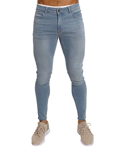CALÇA JEANS PREMIUM SUPER SKINNY AZUL CLARO OFFERT (42)