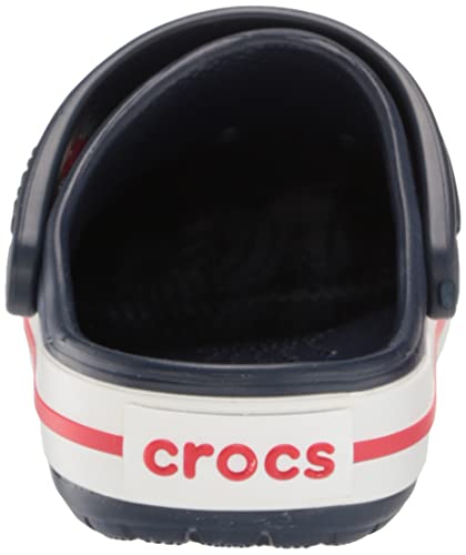 Crocs Unisex-Child Crocband Clogs (Todder Shoes), Navy/Red, 10 Toddler #TOP2