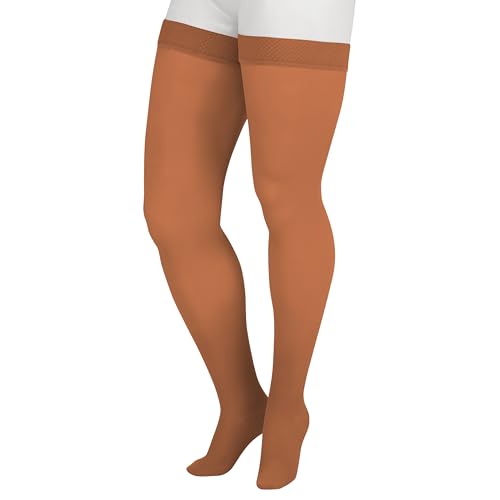 Image of Juzo Soft 2000 Thigh High Compression Stocking 15-20 mmHg Closed Toe, Short