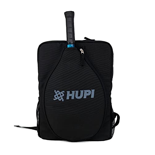 Mochila Raqueteira Beach Tennis Hupi Preto, Cor: Preto