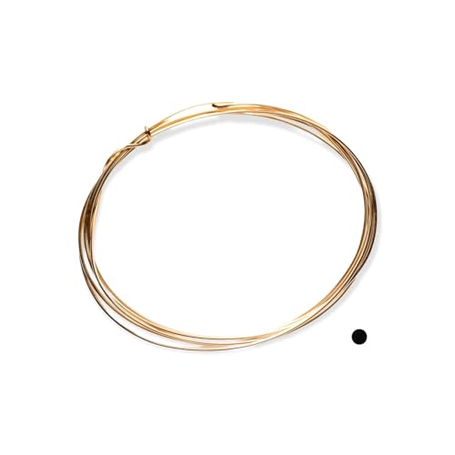 Alambre relleno de oro amarillo de 14/20 de calibre 21 y 91 cm
