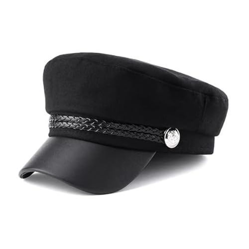 Ockyunoo Casquette Femme, Béret Souple Octogonal Visière, Casquette Femme,Beret Newsboy Femme, Casquette Fiddler, Chapeau Newsboy pour Femme, pour Toutes Les...
