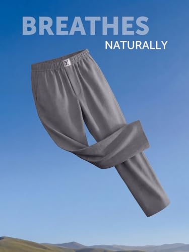 Image of XYXX Ultra-Breathable Solid Cotton Chambray Pyjamas For Men