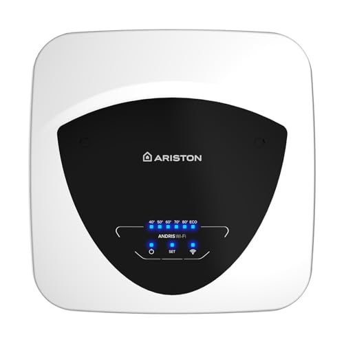 Ariston Andris Elite 4012004 4012004 - Calentador de agua WiFi de 10 l, color blanco para calentadores de agua caliente