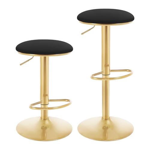 WOLTU Barhocker 2er Set, ergonomischer Barstuhl mit Fußstütze...