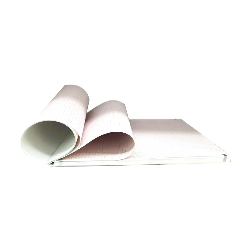Image of ECG Paper For CARDIOVIT AT-102 G2 | SCHILLER ECG Paper | Length 280 mm And Height 210 mm | 114 Sheets In One Pack (THIN 114 Sheets)