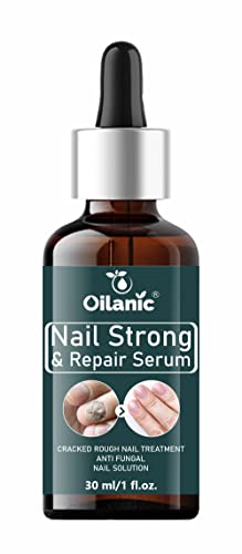 Oilanic Nail Strong Growth Serum For Shiny & Stronger Nails Growth And Cuticle Care Pack of 1 of 30ML