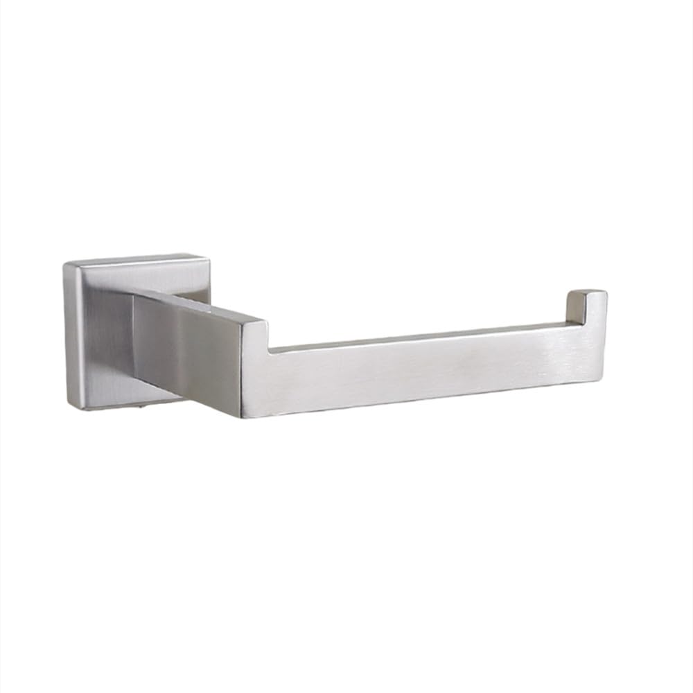 Accessoires de salle de bain pour un espace épuré avec porte-serviette et crochet inox moderne
