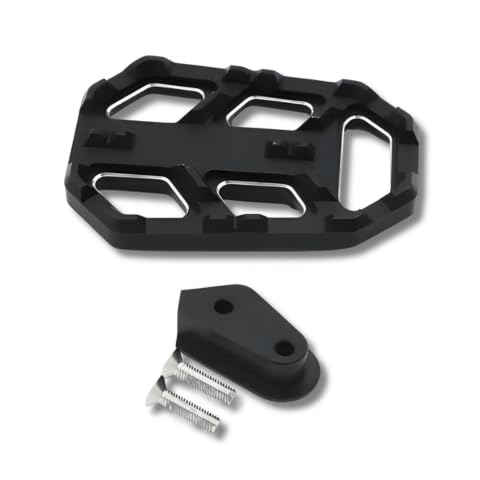 MPD – Compatible with BMW G310GS/G310R | CNC Aluminum Brake Pedal Enlarger Extender | Anti-Slip Rear Brake Lever Pad for Adventure & Off-Road Riding | G310GS Accessories – (Black) Moto Planet-image-39