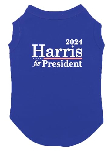 Harris for President 2024 - Dog Shirt (Royal Blue, Medium)