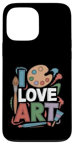 I Love Art �A�[�e�B�X�g ��� �J���t�� �G�� �A�[�g���D�� �X�}�z�P�[�X iPhone 13 Pro Max �p