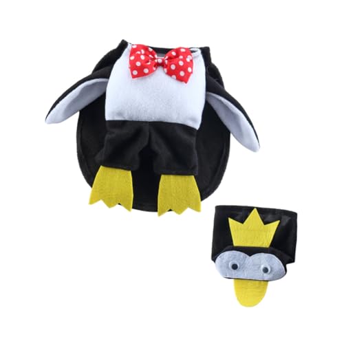 Disfraz capa de pingüino DOITOOL para perros y gatos L